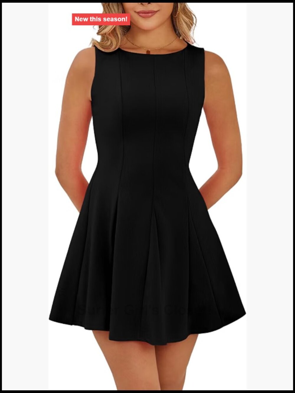 Elegant Boat Neck A-Line Cocktail Mini Dress Sleeveless Back Zipper